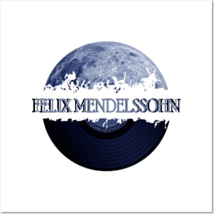 Felix Mendelssohn blue moon vinyl Posters and Art